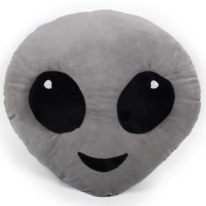 Emojicon Alien Pillow