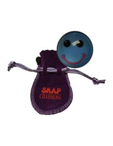 Snap Charming Blue Smiley