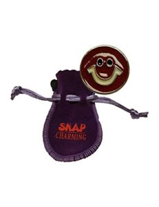 Snap Charming Red Smiley Face
