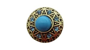 Snap Charming Turquoise Star Flower