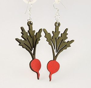Green Tree Jewelry Radish Earrings