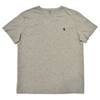 Polo Ralph Lauren Men’s V-neck Shirt (XL, NW Grey Heather)