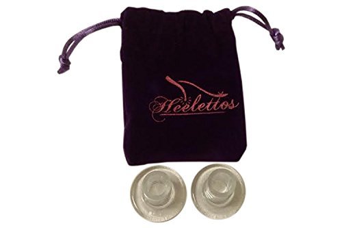 Heelettos Clear High Heel Shoes Protectors with Free Carry Pouch