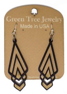 GTJ Chevron Deco Earrings