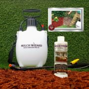 Mulch Wizard Colorant Color Dye Complete Kit with Spray Pump Renewal Maintenance